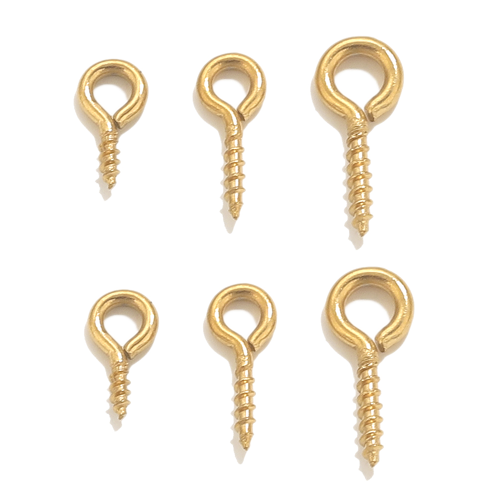 Jewelry Making Eye Pins - 50pcs Stainless Steel Tiny Eye Pins