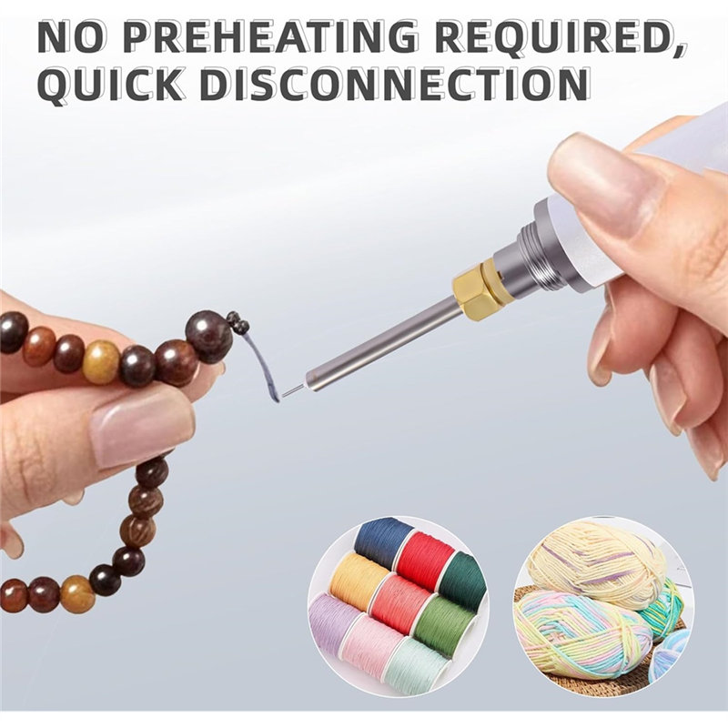 Jewelry Making Zapper - ABCA-Thread Burner Kit Rechargeable Dual-Heating For