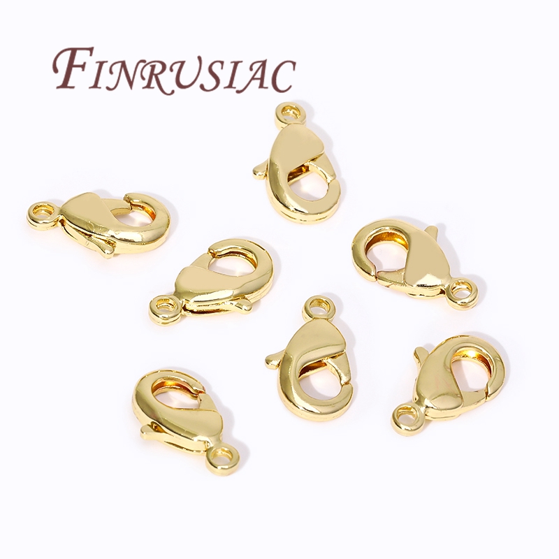 Jewelry Making Hobby - 18K Gold Plated Lobster Clasps For