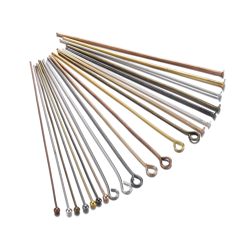 Jewelry Making Eye Pins - 100/200pcs/Lot 3 Styles 16-60 mm Eye