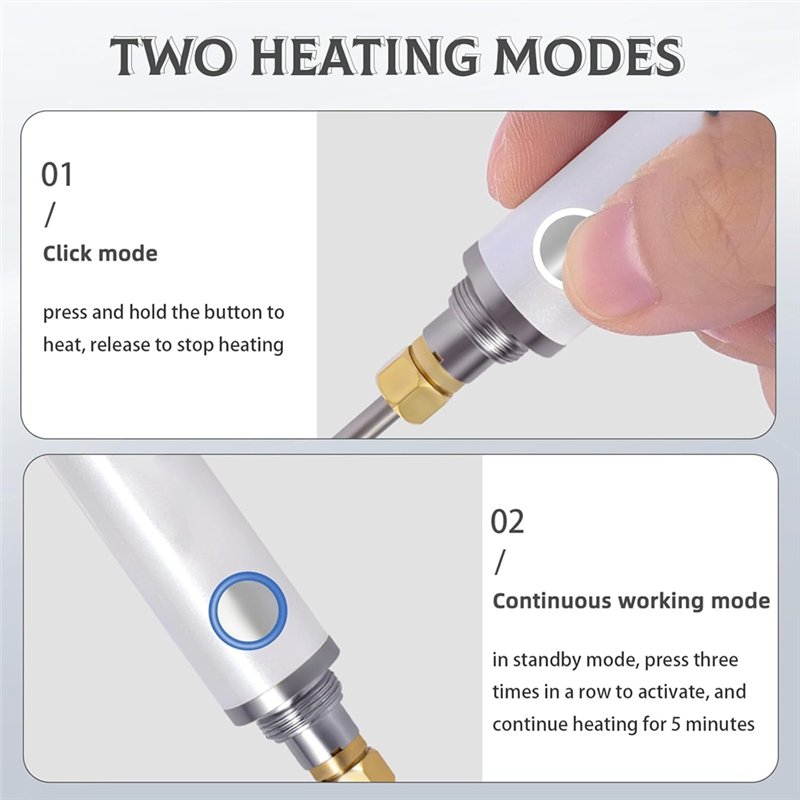 Jewelry Making Zapper - A23P Dual-Heating Rechargeable Thread Burner Kit