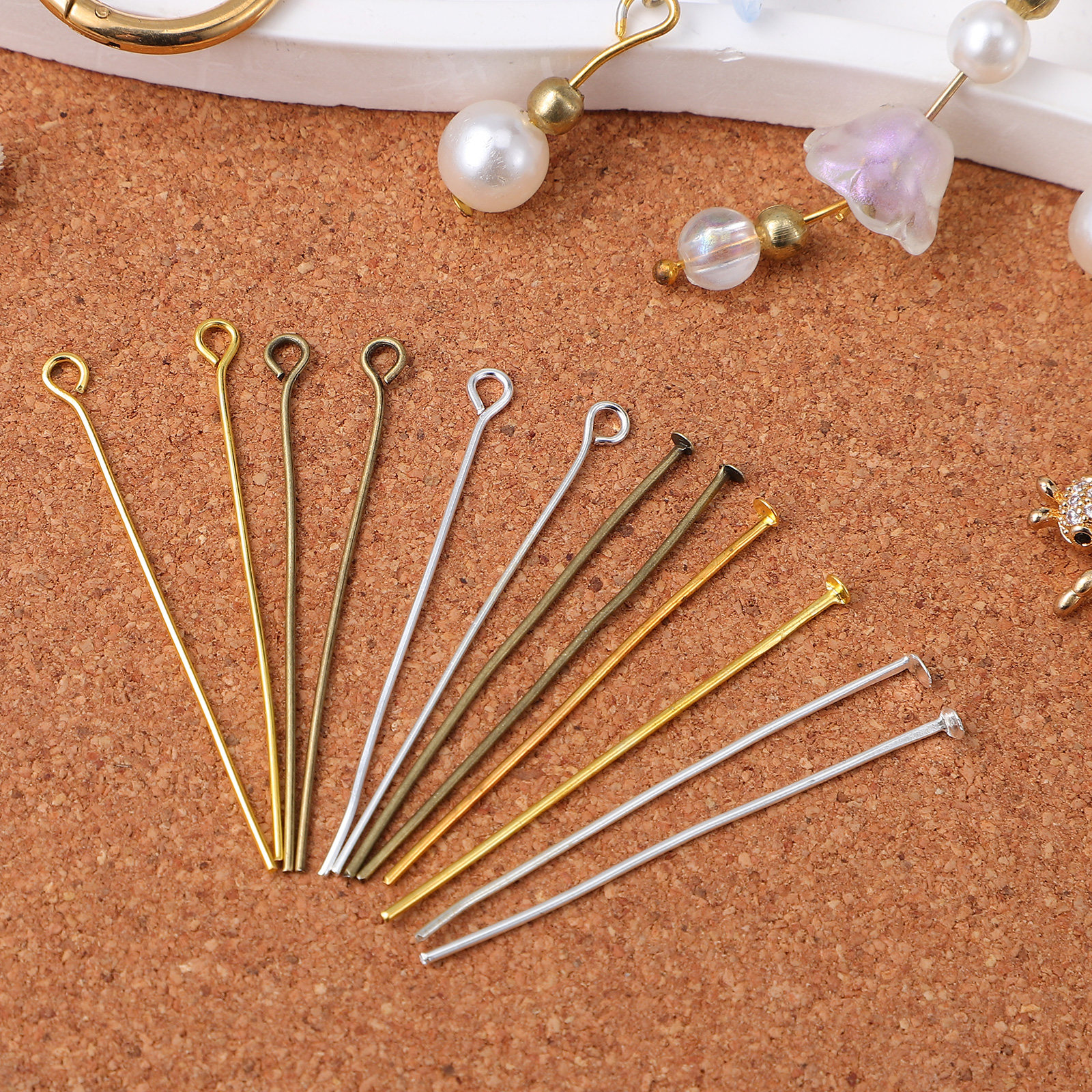 1Set Jewelry Making Eye Pins F - Jewelry Making Eye Pins ulasan dan harga