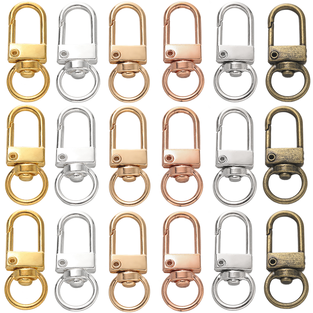10pcs/pack Rotating Dog Buckle - Jewelry Making Hobby ulasan dan harga