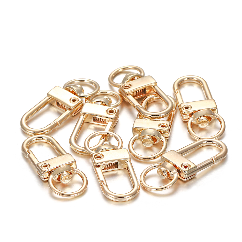 10pcs/pack Rotating Dog Buckle - Jewelry Making Hobby ulasan dan harga