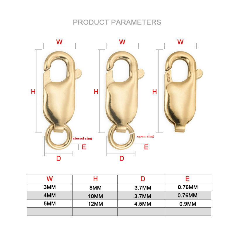 Lobster Clasp 14K Gold Filled  - Jewelry Making Hobby ulasan dan harga