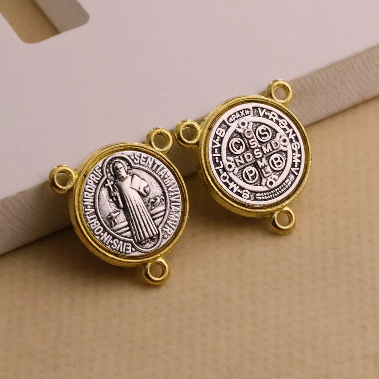 1Pack Christian Saint Benedict - Jewelry Making Michaels ulasan dan harga