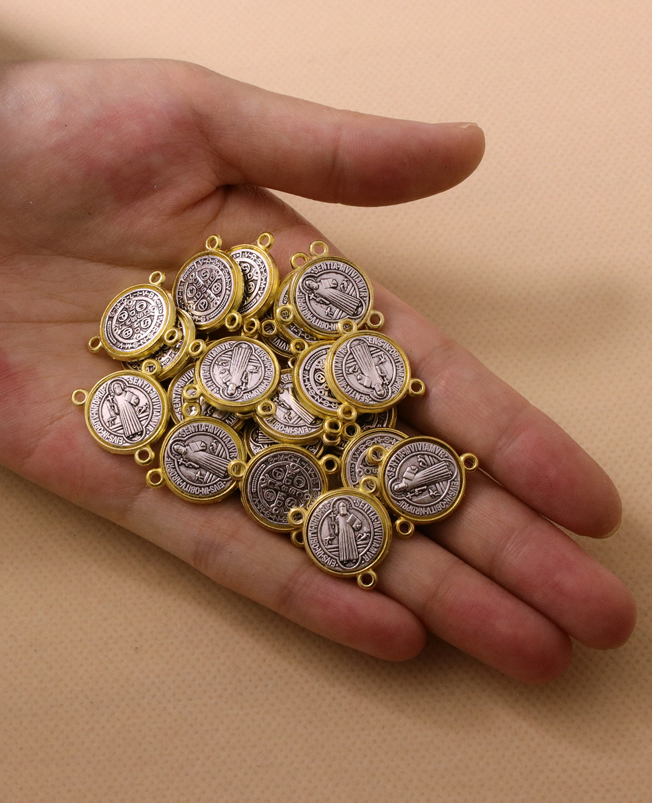 1Pack Christian Saint Benedict - Jewelry Making Michaels ulasan dan harga