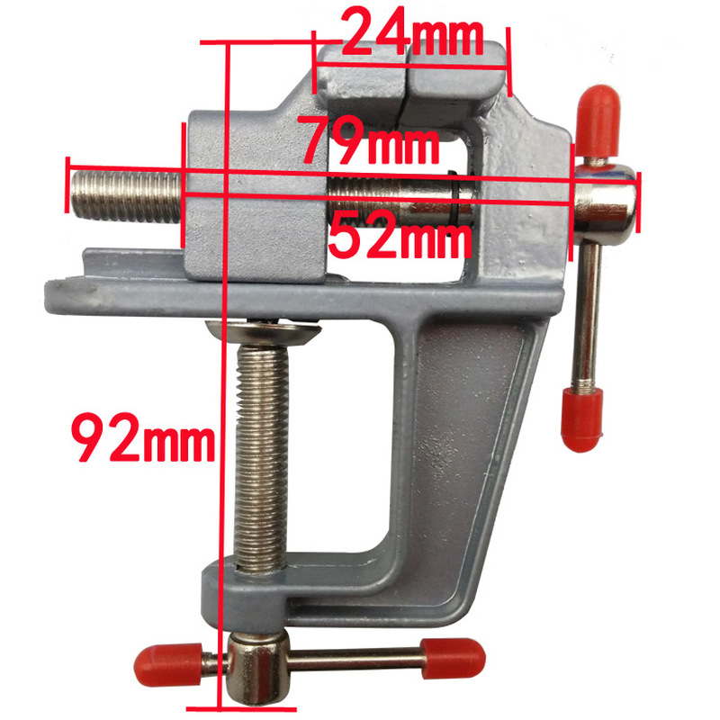Aluminum Mini Table Clamp Smal - Jewelry Making Workshop ulasan dan harga