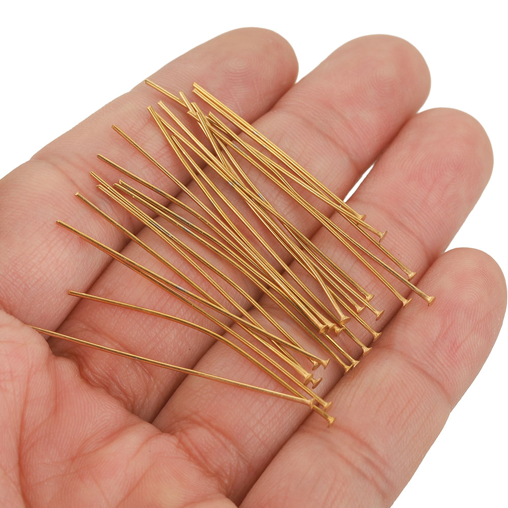 20pcs 20-70MM PVD Stainless St - Jewelry Making Eye Pins ulasan dan harga
