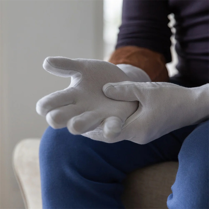 12/6 Pairs Cotton Work Gloves  - Jewelry Making Workshop ulasan dan harga