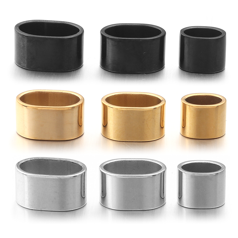 6pcs Flat Stainless Steel Tube - Jewelry Making Hobby ulasan dan harga