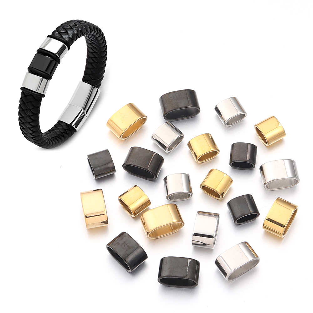 6pcs Flat Stainless Steel Tube - Jewelry Making Hobby ulasan dan harga
