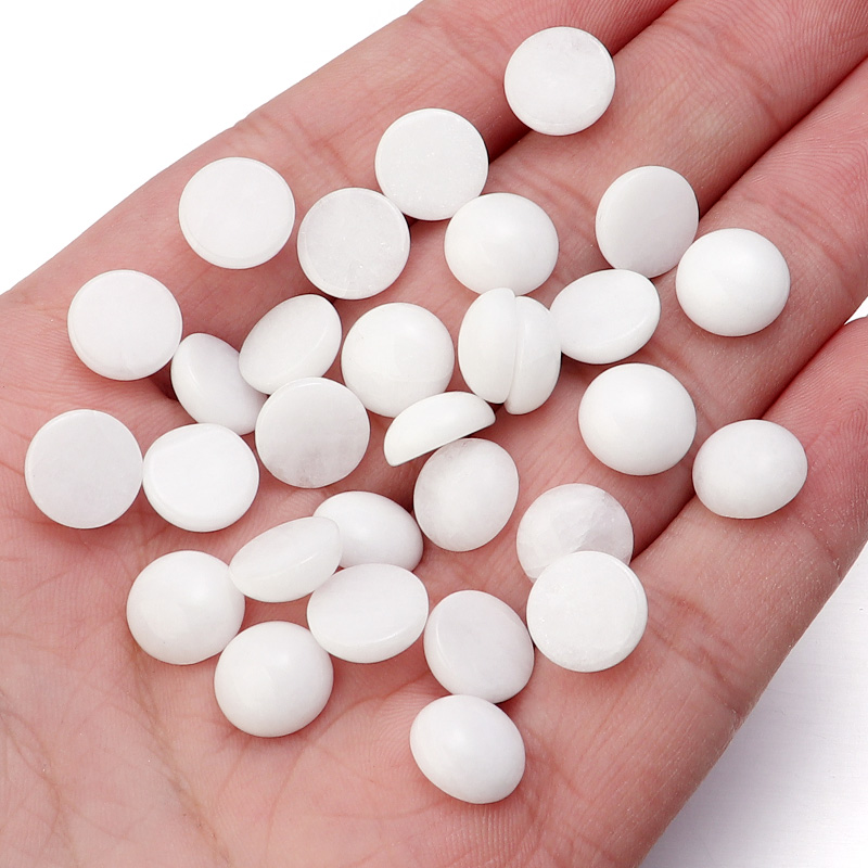 Dc 5-10pcs/lot White Jade Natu - Jewelry Making Dc ulasan dan harga