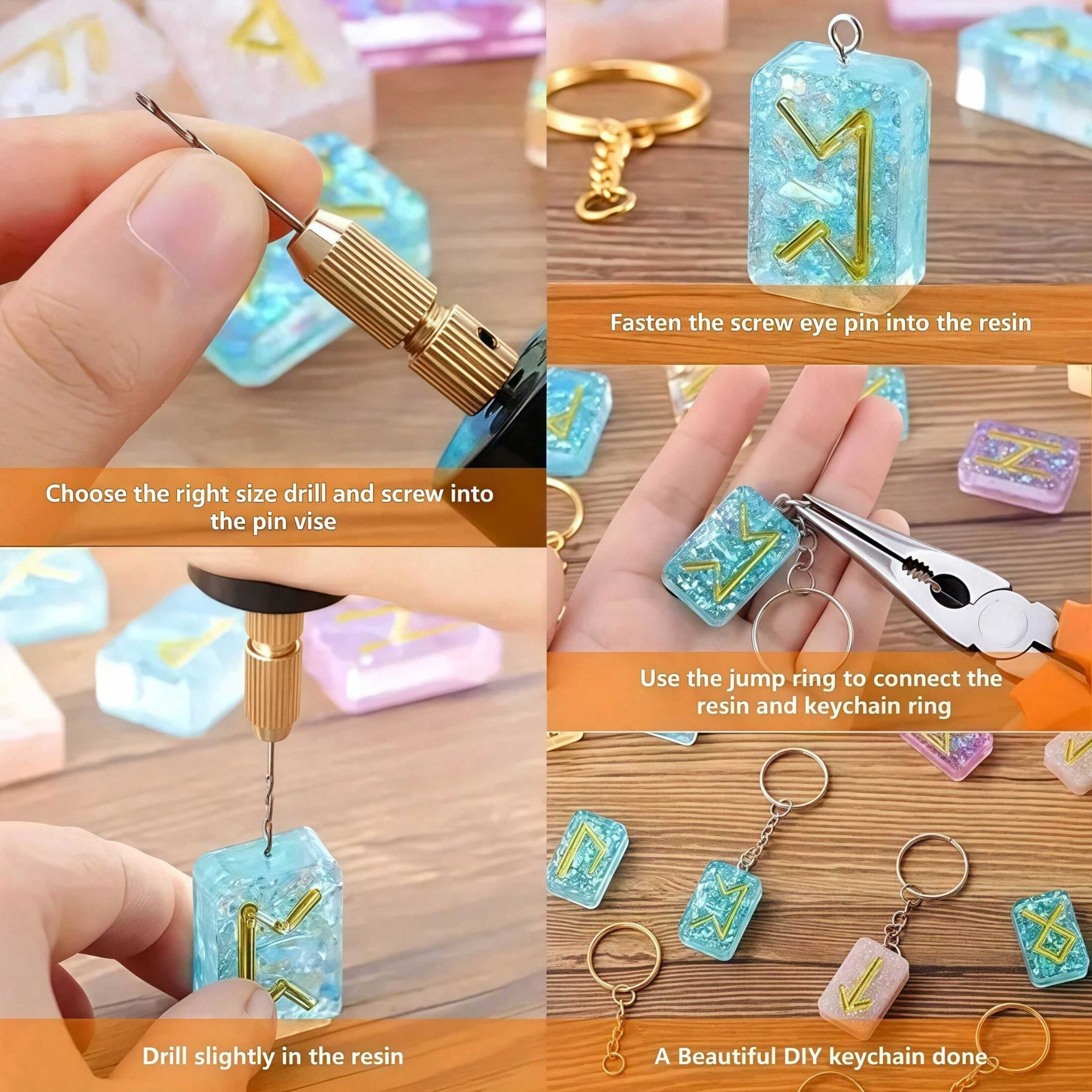 【Mini Electric Drill Set】10Pcs - Jewelry Making Dc ulasan dan harga