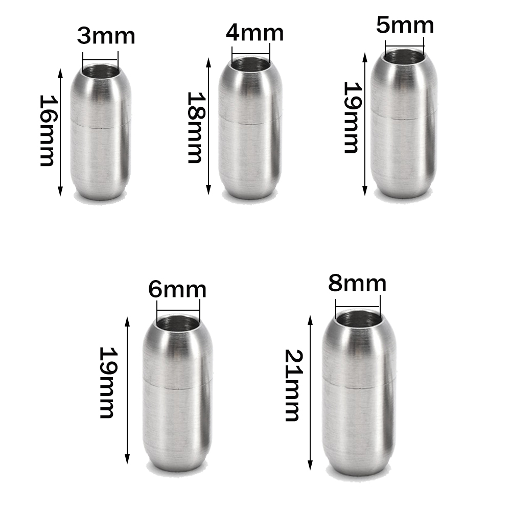 2pcs Stainless Steel Magnetic  - Jewelry Making Hobby ulasan dan harga