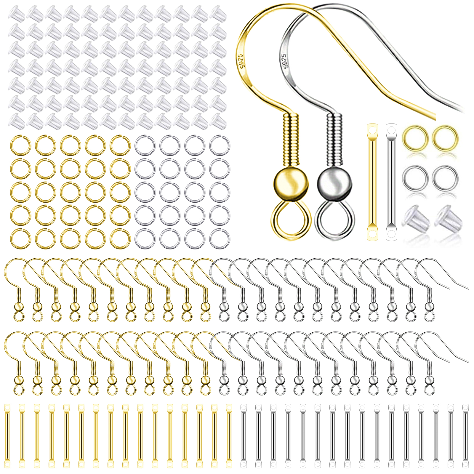 925 Silver/Gold Plated Earring - Jewelry Making Basics ulasan dan harga