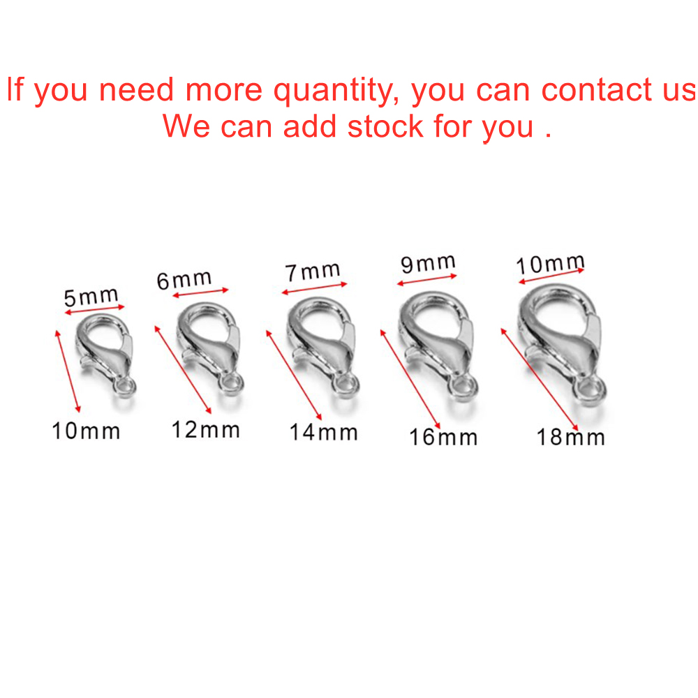 10pcs Multiple Size Lobster Cl - Jewelry Making Hobby ulasan dan harga