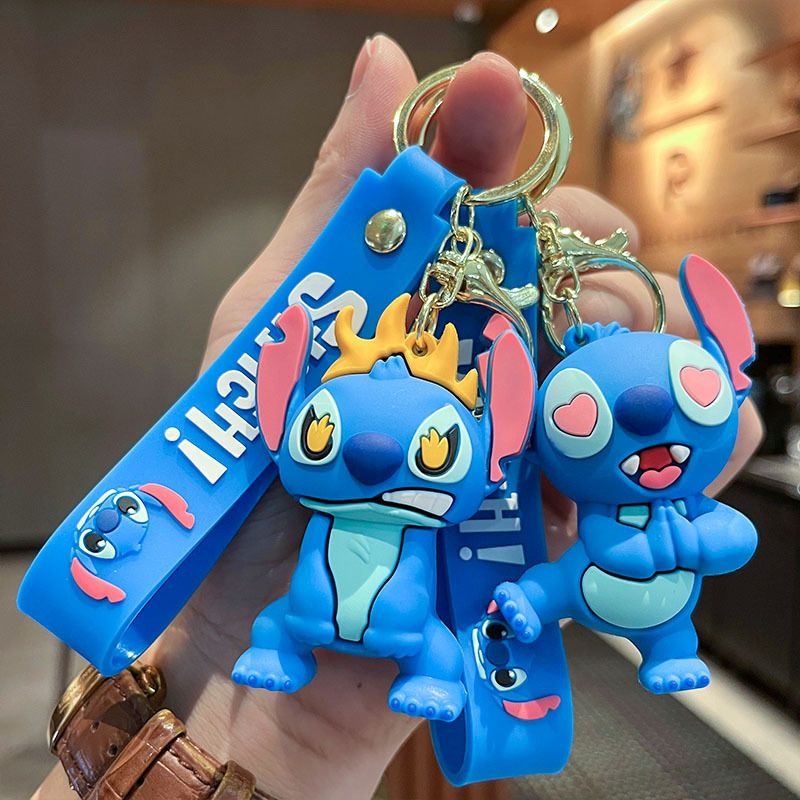 Disney Stitch 3D Doll Car Key  - Jewelry Making Hobby ulasan dan harga