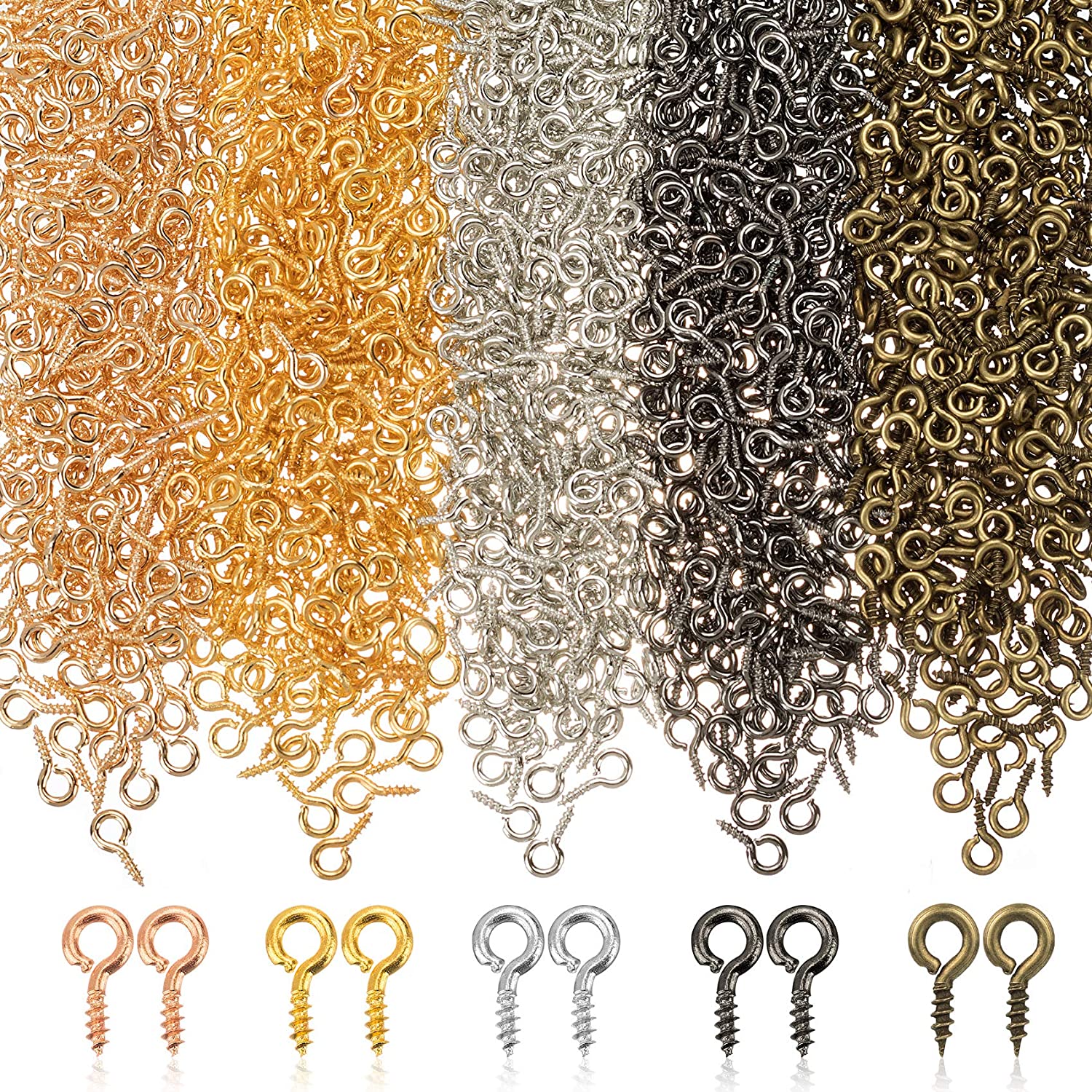 100-600pcs/lot Small Tiny Mini - Jewelry Making Eye Pins ulasan dan harga