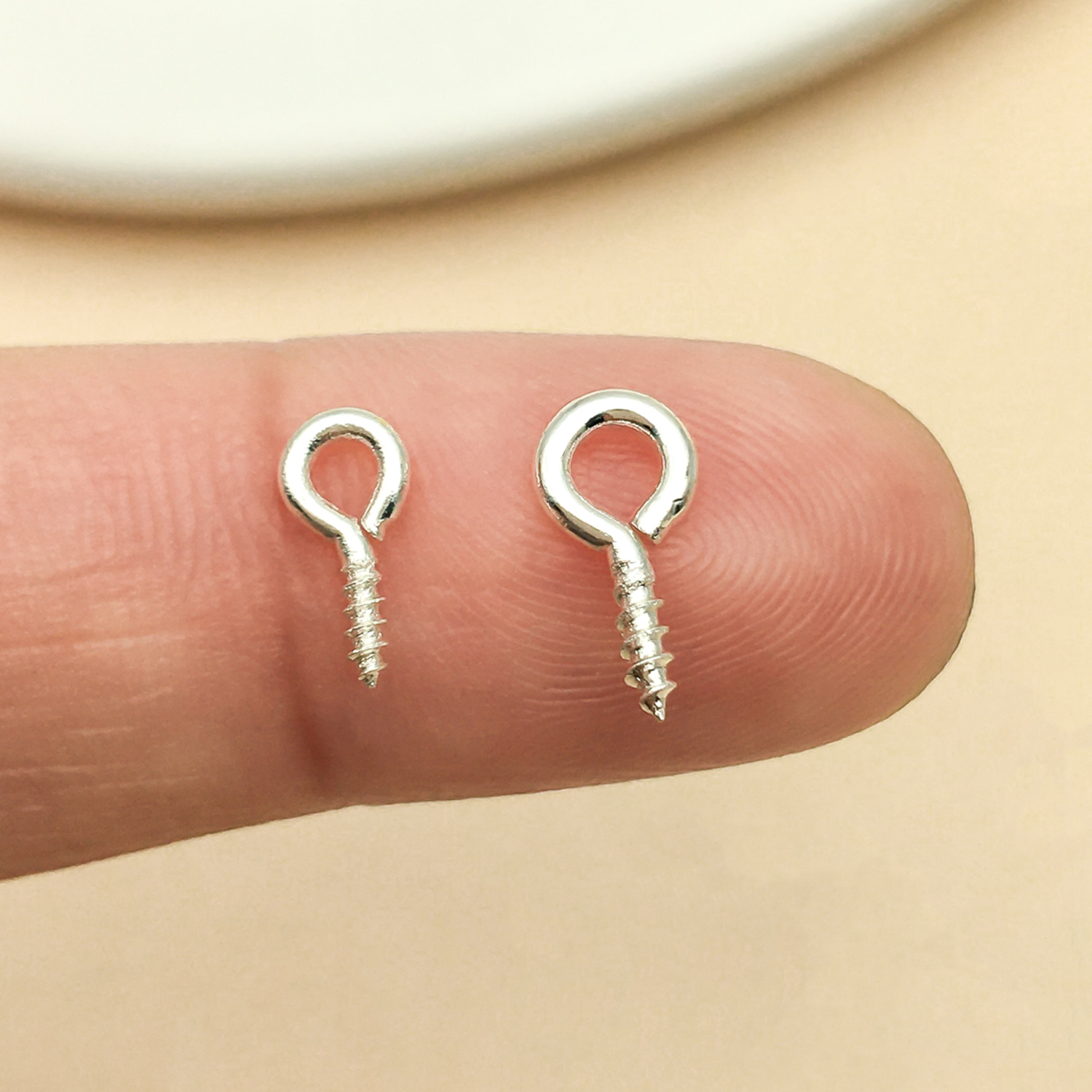 5pcs 18K gold-plated copper th - Jewelry Making Eye Pins ulasan dan harga