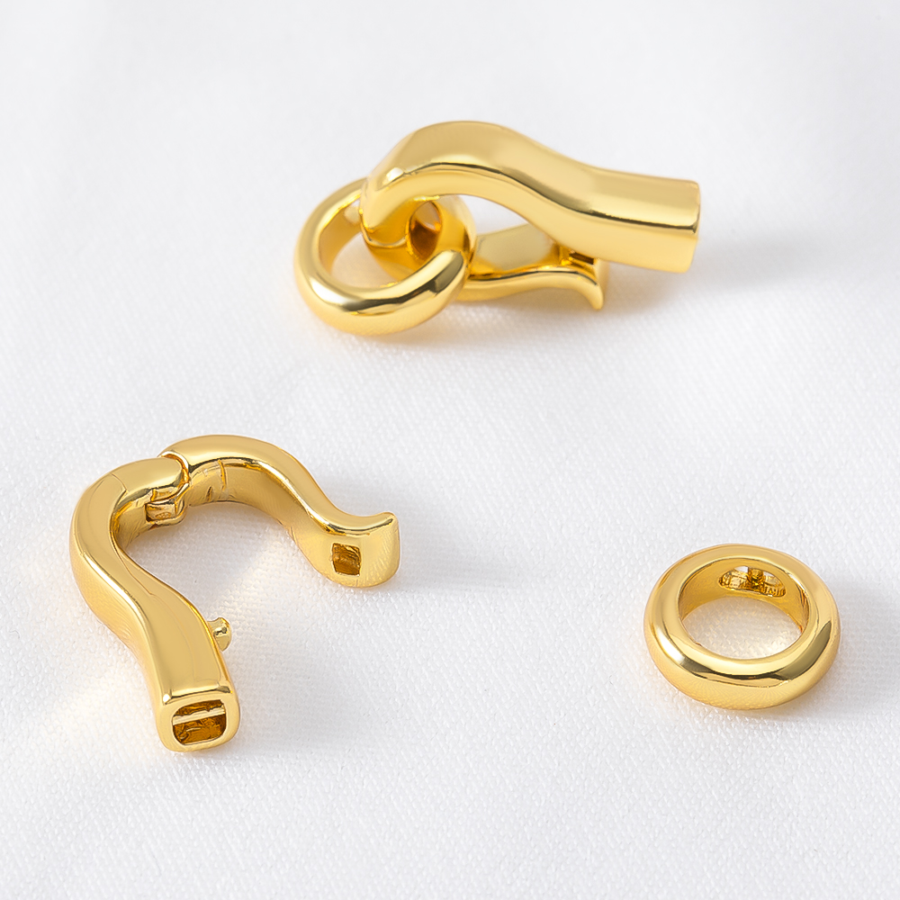 2pcs 4pcs 18K Gold Plated Bras - Jewelry Making Hobby ulasan dan harga