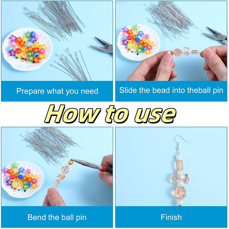 Hot For Jewelry Necklace Makin - Jewelry Making Eye Pins ulasan dan harga