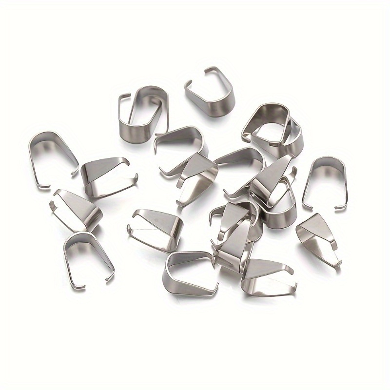 Pinch Clip Pendant Clasp Bail  - Jewelry Making Hobby ulasan dan harga