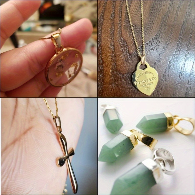 Pinch Clip Pendant Clasp Bail  - Jewelry Making Hobby ulasan dan harga