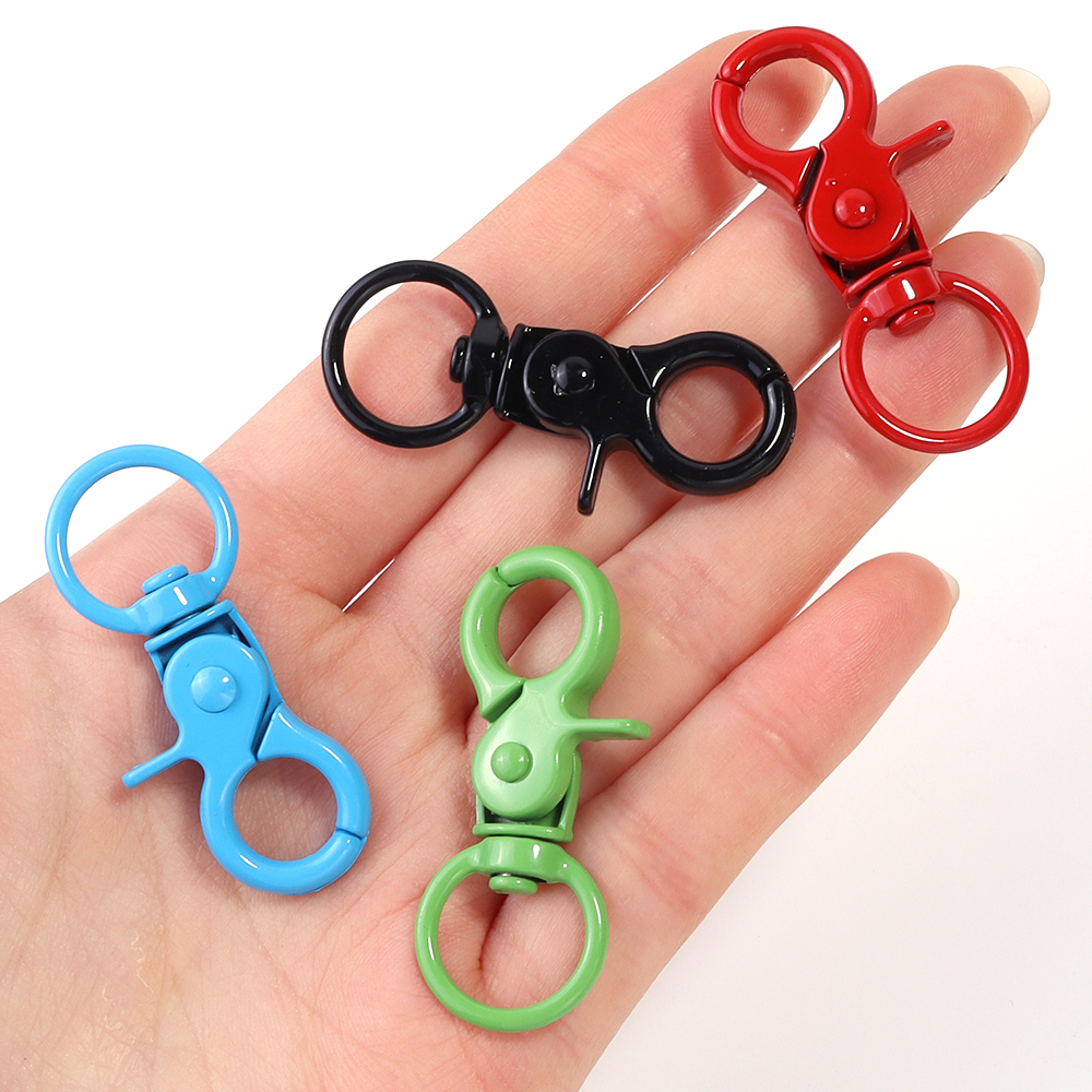 5Pcs/Lot Colorful Swivel Lobst - Jewelry Making Hobby ulasan dan harga