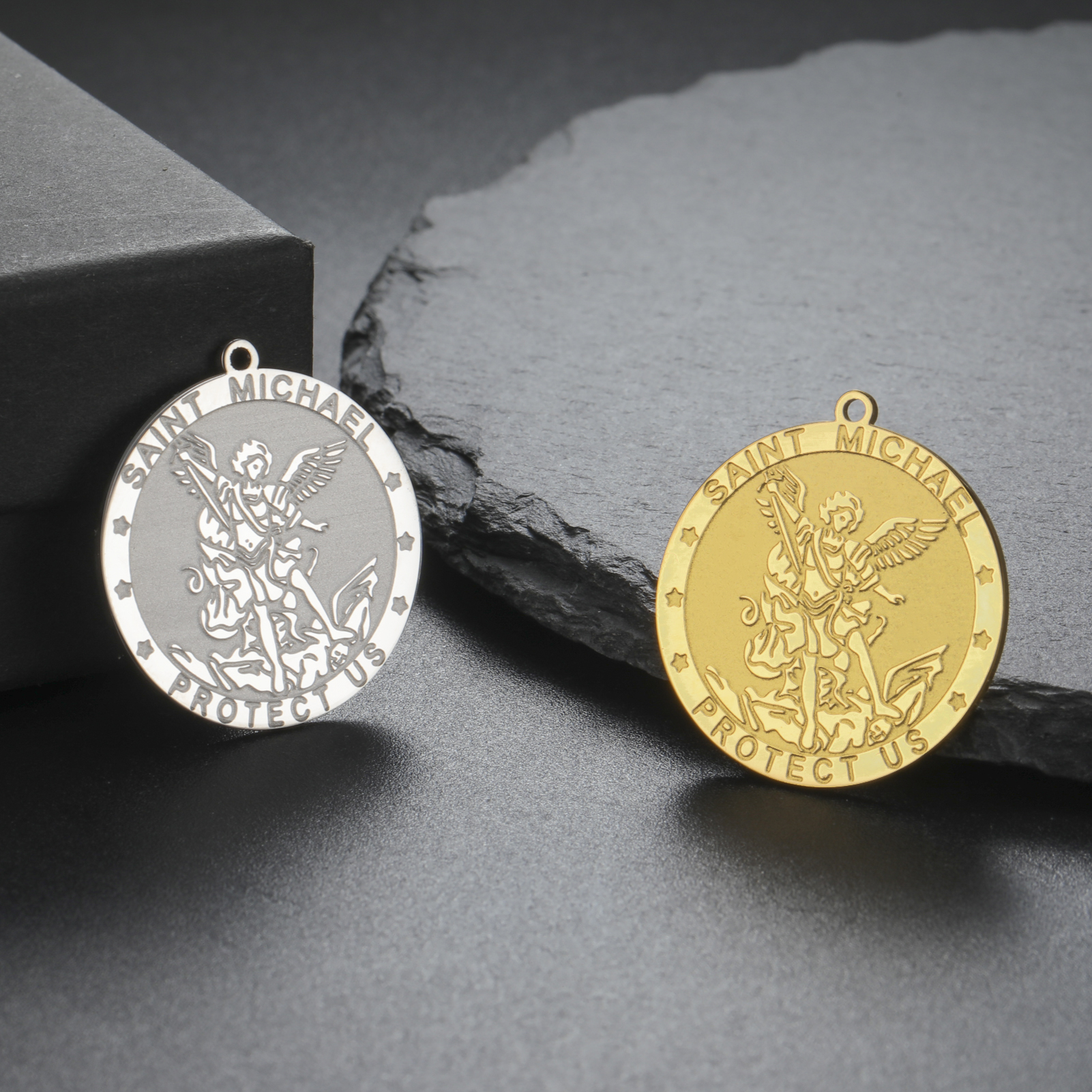 1pc Saint Michael Pendant for  - Jewelry Making Michaels ulasan dan harga