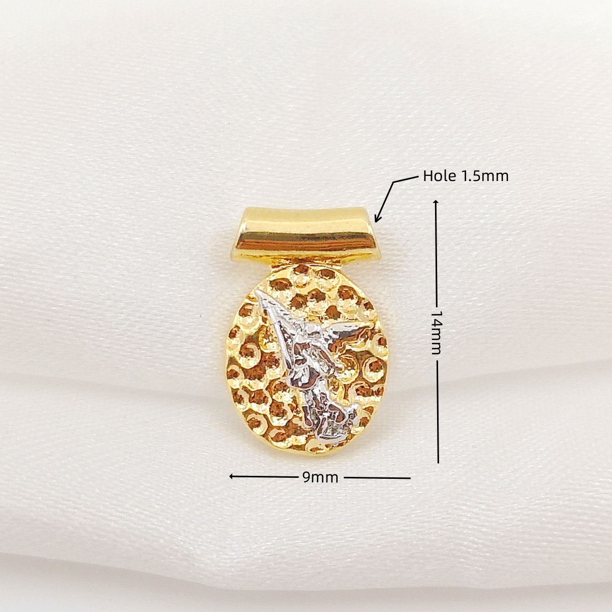Gold Plated Archangel Saint Mi - Jewelry Making Michaels ulasan dan harga