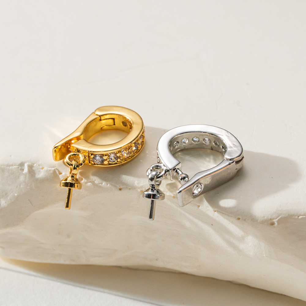 2pcs 18K Gold Plated Brass Eye - Jewelry Making Eye Pins ulasan dan harga