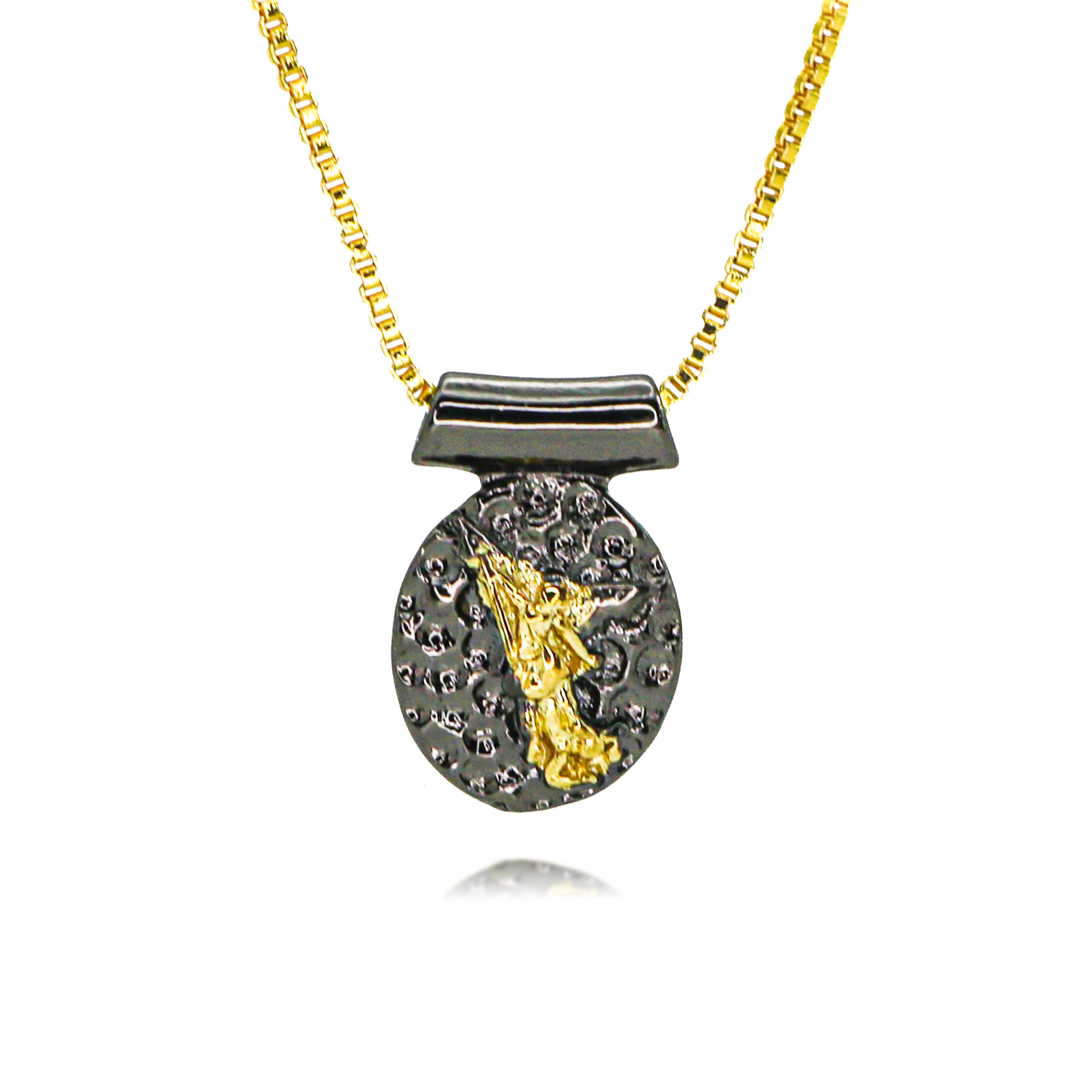 Gold Plated Archangel Saint Mi - Jewelry Making Michaels ulasan dan harga