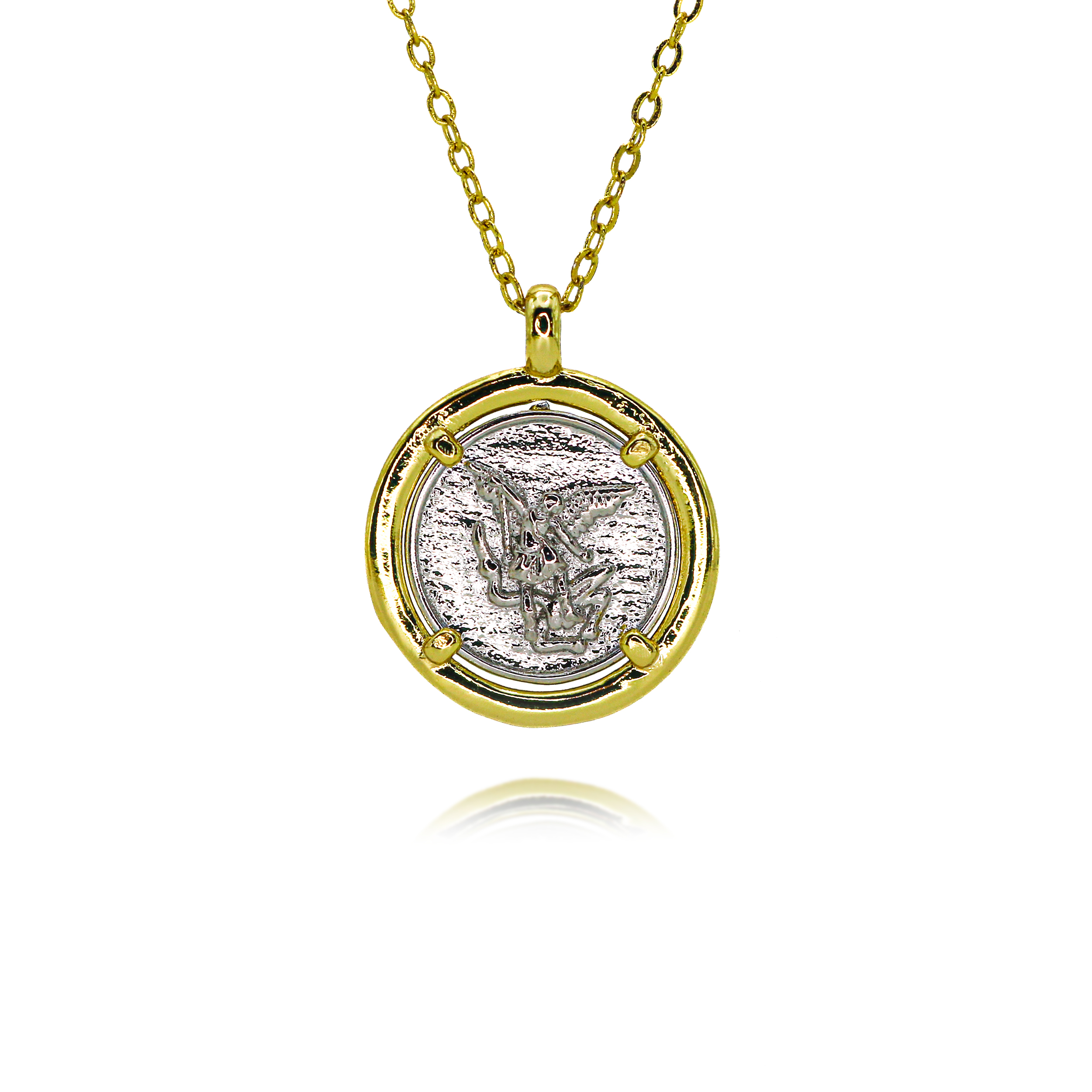 Gold Plated Archangel Saint Mi - Jewelry Making Michaels ulasan dan harga