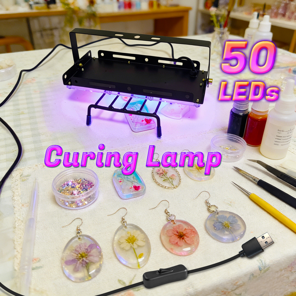 50 LED UV Resin Curing Lamp |  - Jewelry Making Dc ulasan dan harga