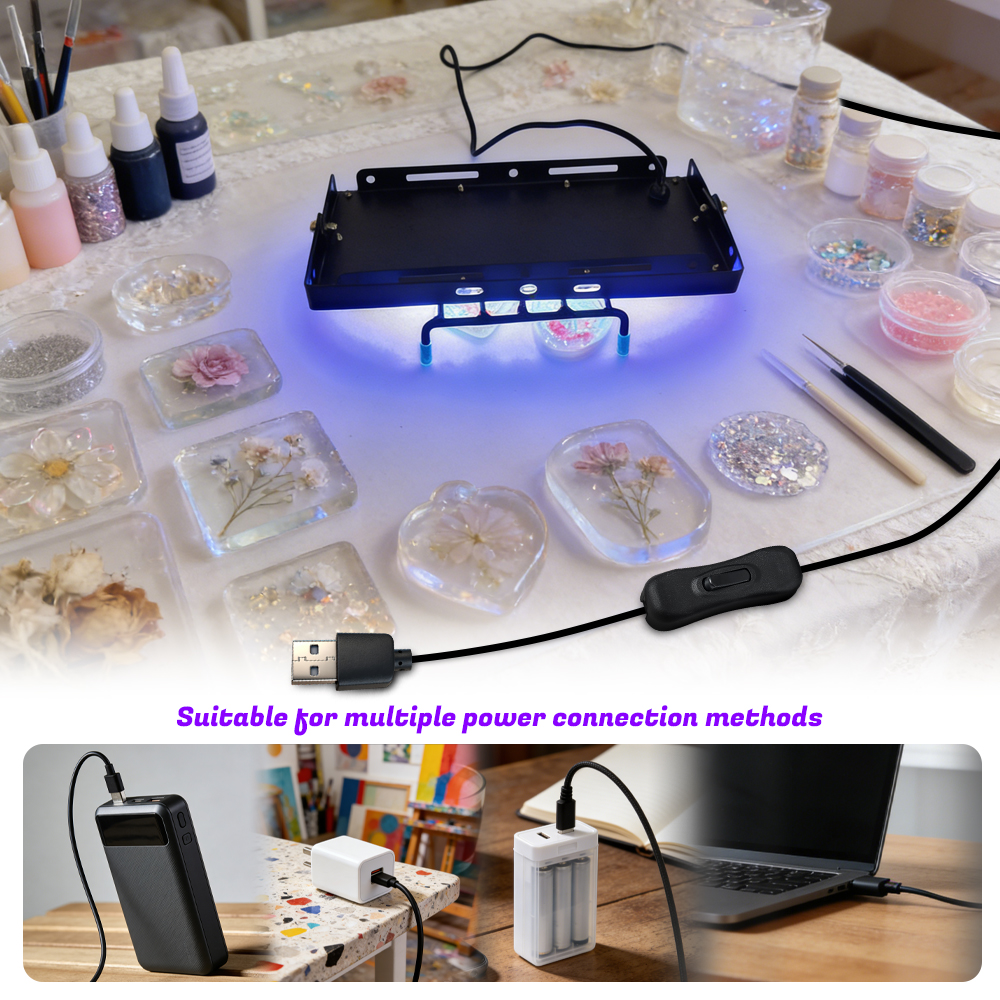 50 LED UV Resin Curing Lamp |  - Jewelry Making Dc ulasan dan harga