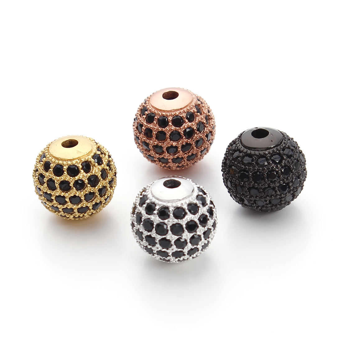 DC  2pcs/lot Copper Inlaid Zir - Jewelry Making Dc ulasan dan harga