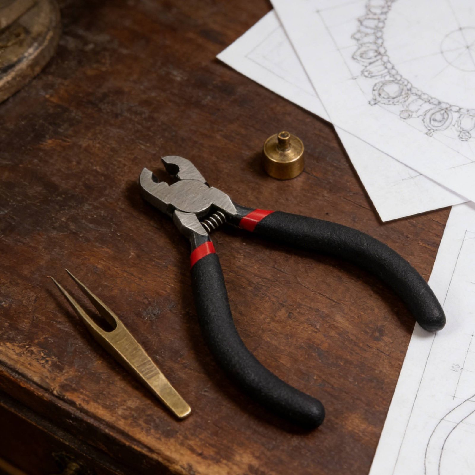 Copper Buckle Pliers Comfortab - Jewelry Making Workshop ulasan dan harga