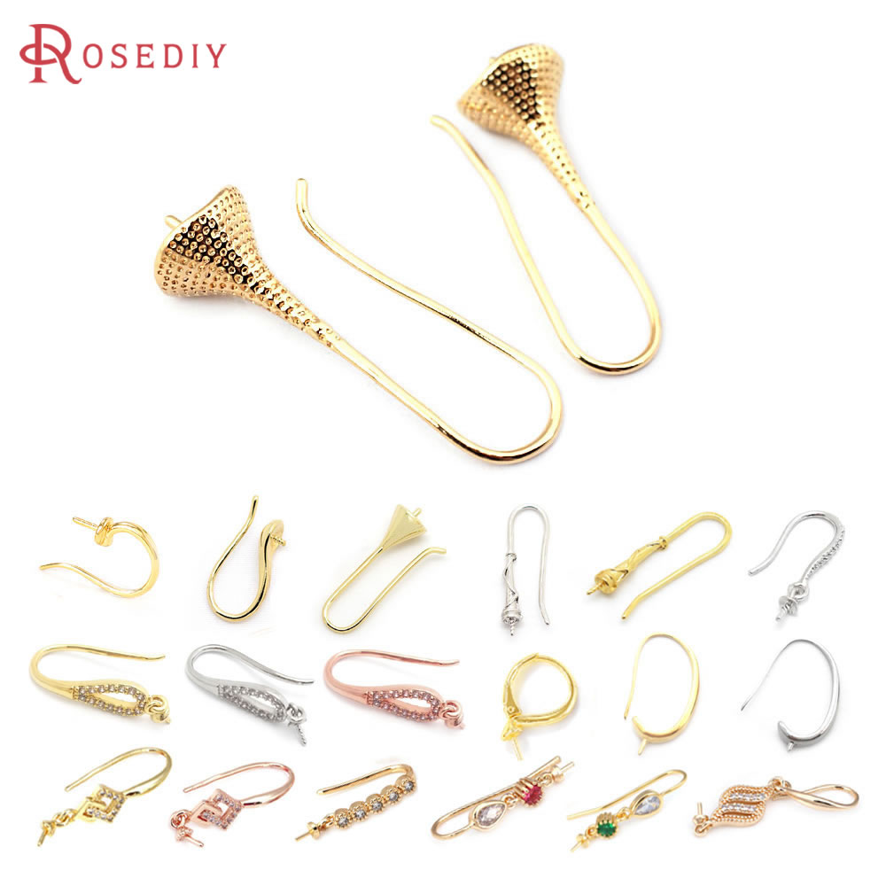 18K Gold Color Brass Can fit H - Jewelry Making Hobby ulasan dan harga