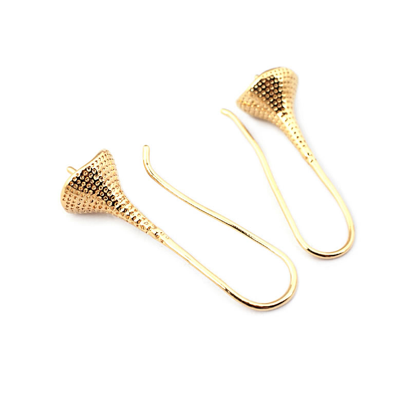 18K Gold Color Brass Can fit H - Jewelry Making Hobby ulasan dan harga