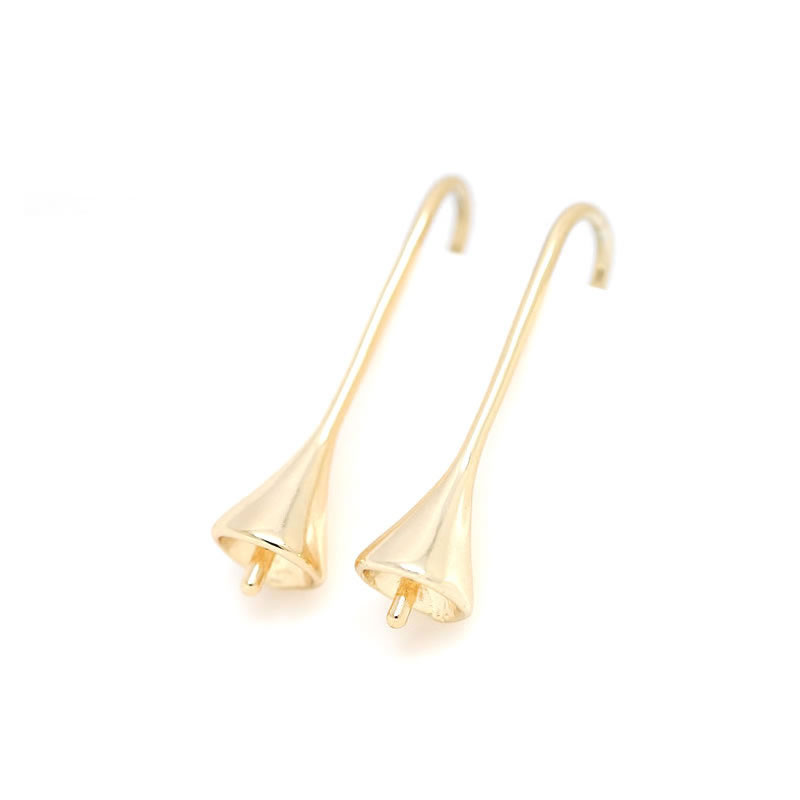 18K Gold Color Brass Can fit H - Jewelry Making Hobby ulasan dan harga