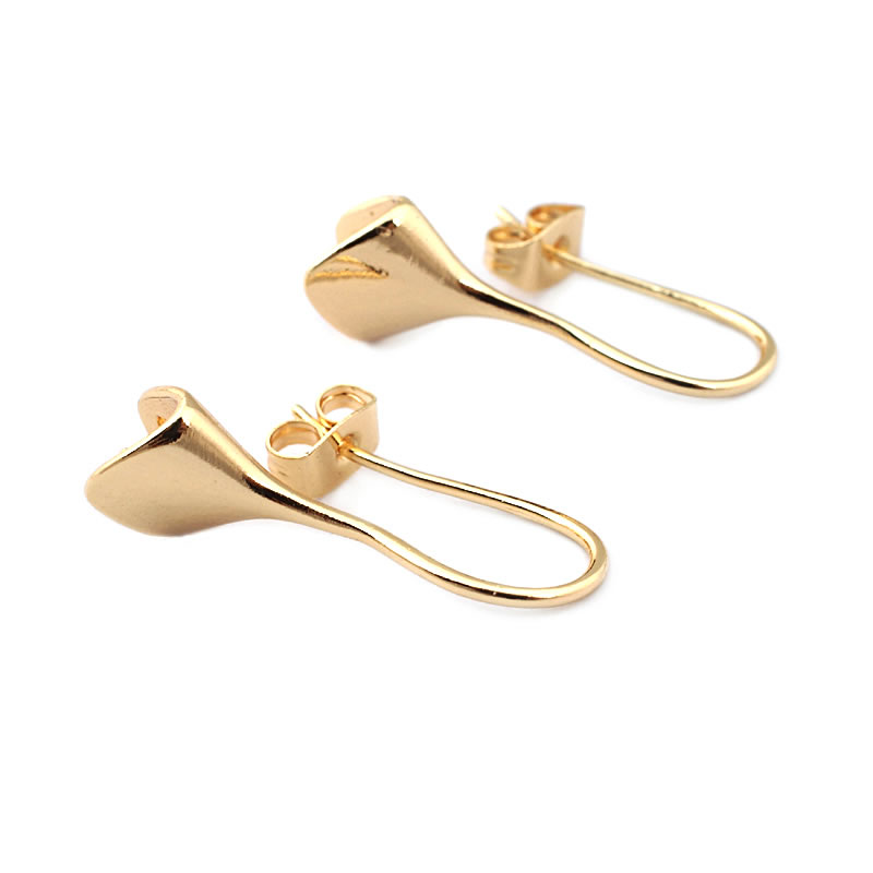 18K Gold Color Brass Can fit H - Jewelry Making Hobby ulasan dan harga