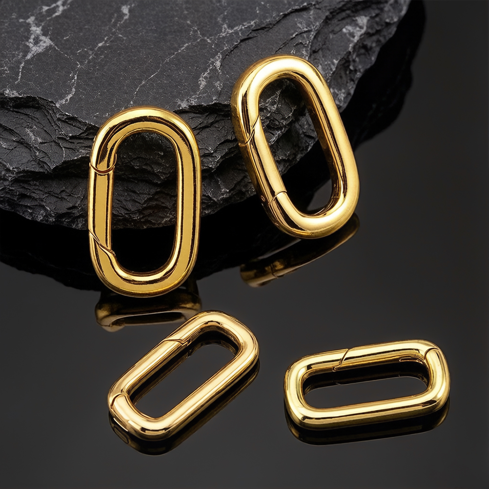 2pcs 18K Gold Plated Filled Ov - Jewelry Making Basics ulasan dan harga