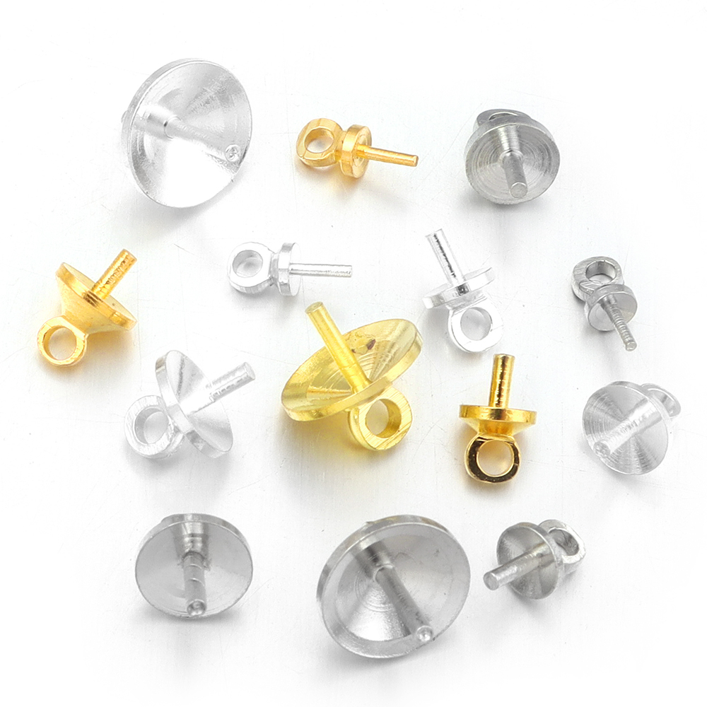 20-100Pcs/Lot Metal Charms Scr - Jewelry Making Eye Pins ulasan dan harga