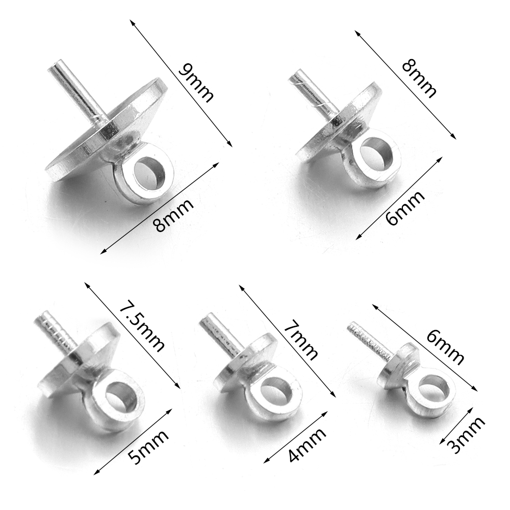 20-100Pcs/Lot Metal Charms Scr - Jewelry Making Eye Pins ulasan dan harga