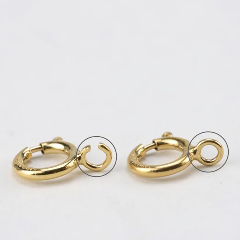 14K Gold Filled Spring Ring Cl - Jewelry Making Hobby ulasan dan harga